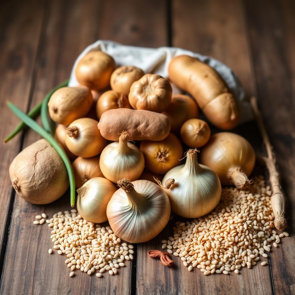 Fresh vegetables and produce